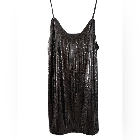 Allegra K Dresses & Skirts - Allegra K Shimmering Black Sequin Mini Dress
